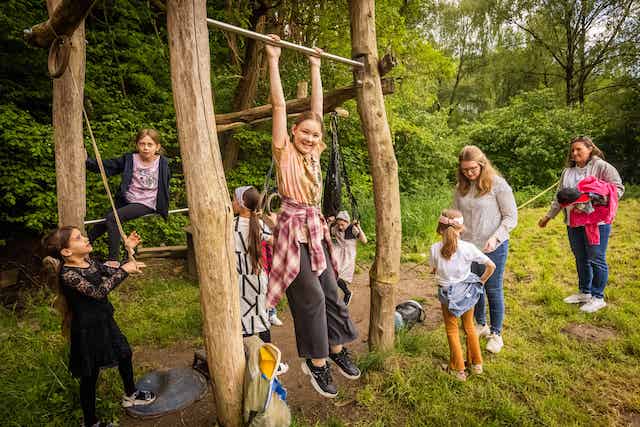 Deutsche Kinderhospiz Dienste Outdoor beim Geschwistertag